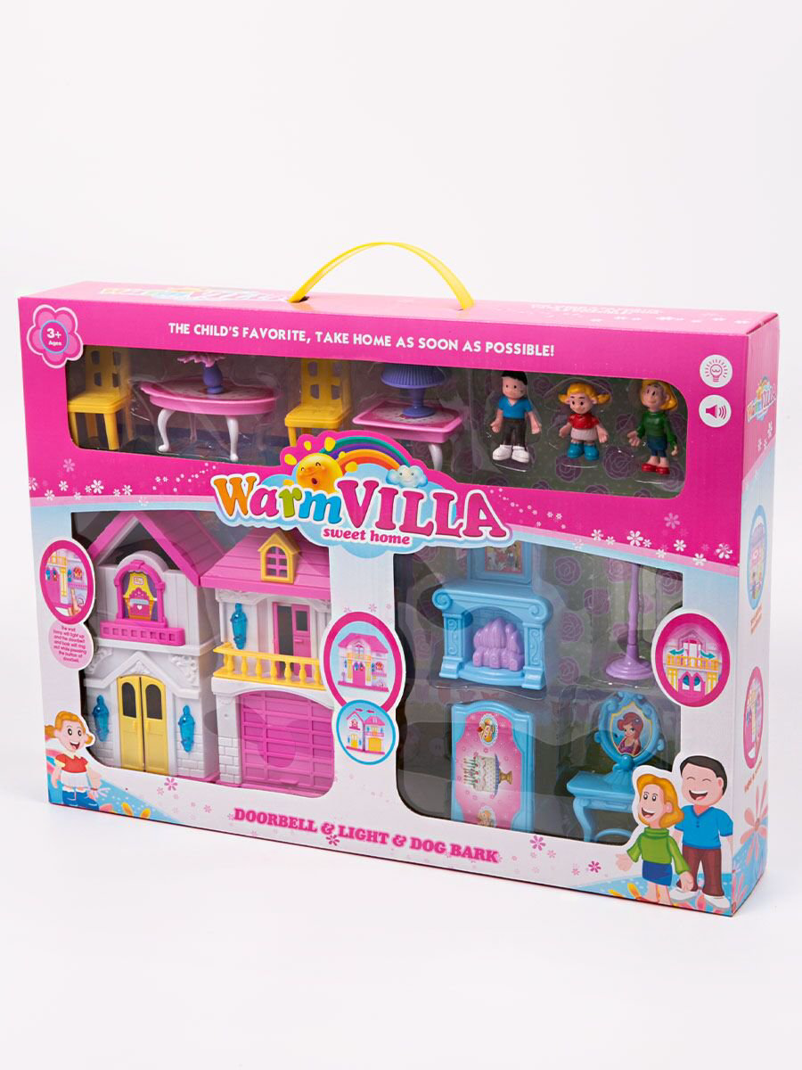 Игровой набор Sweety Home Вилла с фигурками и аксессуарами WD-926B купить,NaN