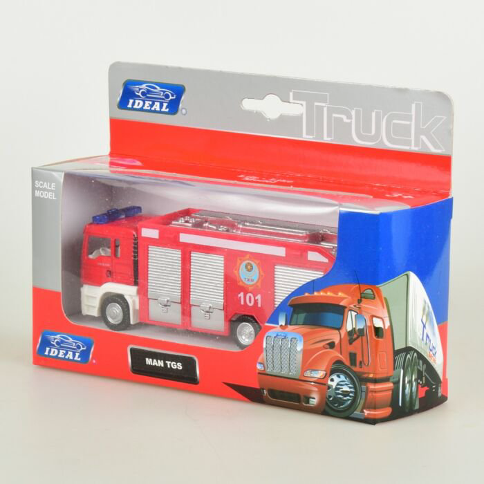 Модель машины Ideal RMZ City 1:64 MAN пожарная красная купить,NaN