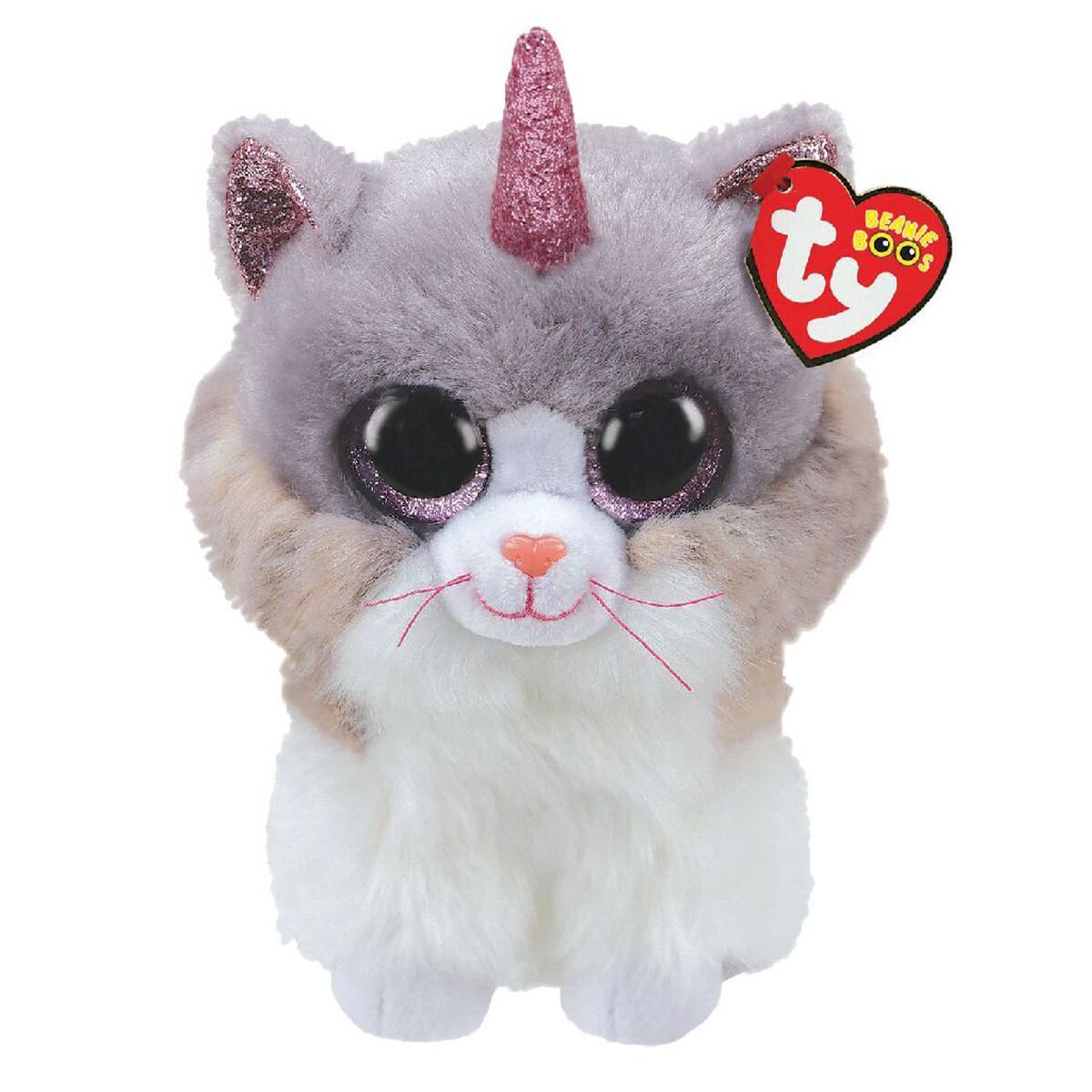 Мягкая игрушка TY Beanie Boo's  Кошка-единорог Ашер 15см купить,NaN