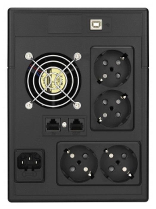 Источник бесперебойного питания Volta Active 1500 LED черный купить,0