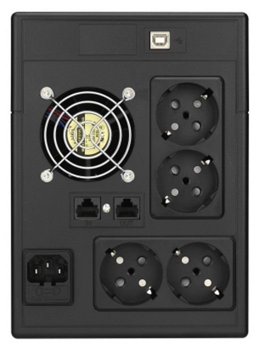 Источник бесперебойного питания Volta Active 1500 LCD черный купить,0