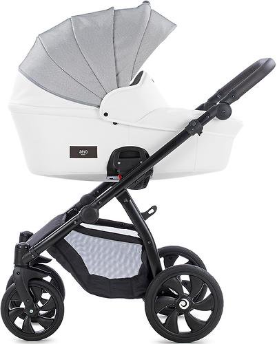 Коляска 2в1 Tutis Aero кожа white купить,NaN