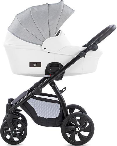 Коляска 2в1 Tutis Aero кожа white купить,NaN