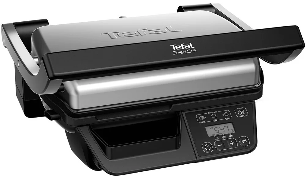 Электрогриль Tefal GC 740B30 черно-серебристый