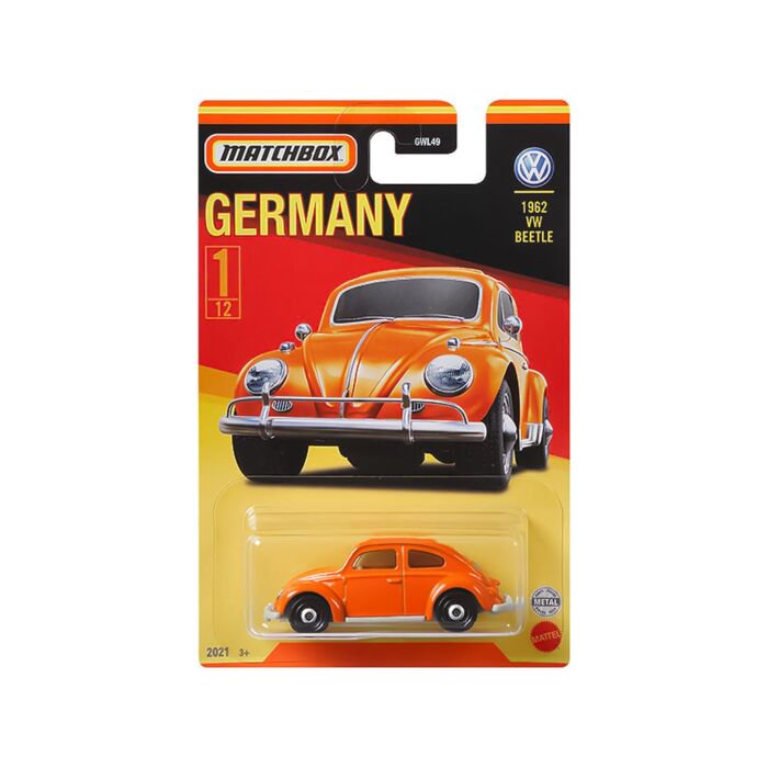 Машинка Mattel Matchbox Best of Germany-1962 VW Beetle купить,NaN