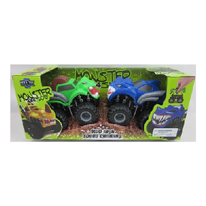 Игровой набор  KLX Monster SUV  2 машинки зеленая-синяя купить,NaN