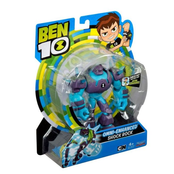 Фигурка Ben 10 Omni-Enhanced Шок Рок 12.5см 76115 купить,NaN