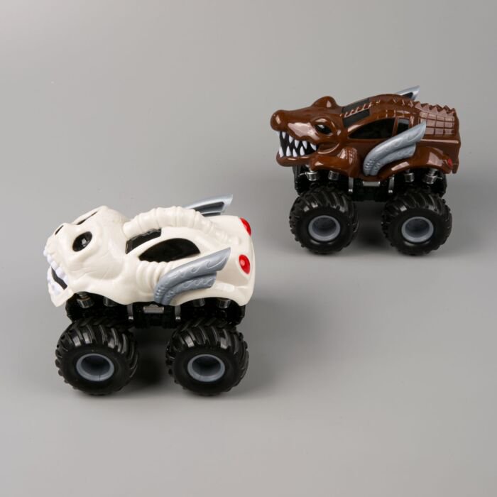 Игровой набор  KLX Monster SUV  2 машинки  белая-коричневая купить,NaN