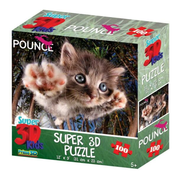 Пазл  Prime3D Super 3D Озорник 100эл купить,NaN