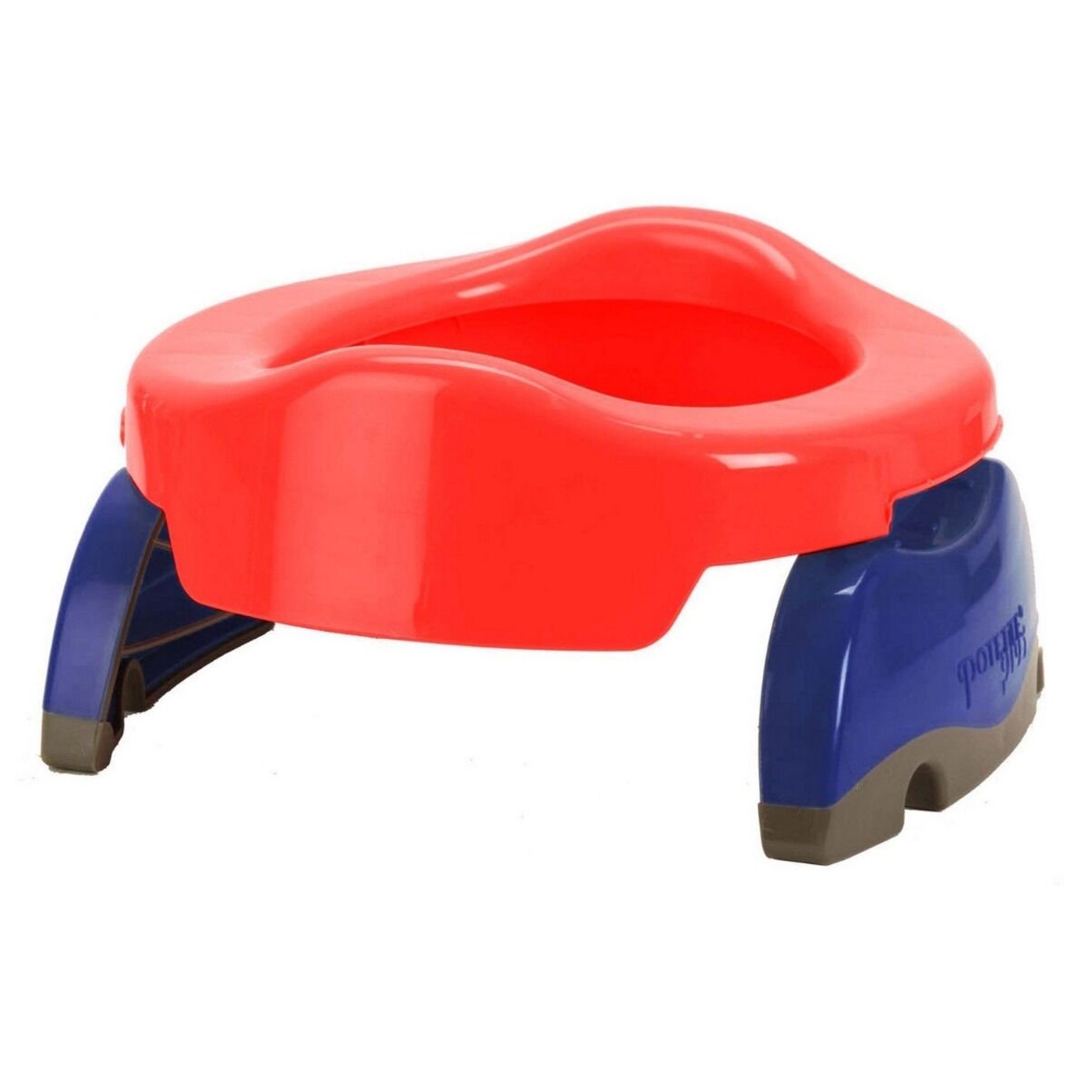 Горшок дорожный Potette Plus+1 красный-голубой купить,NaN