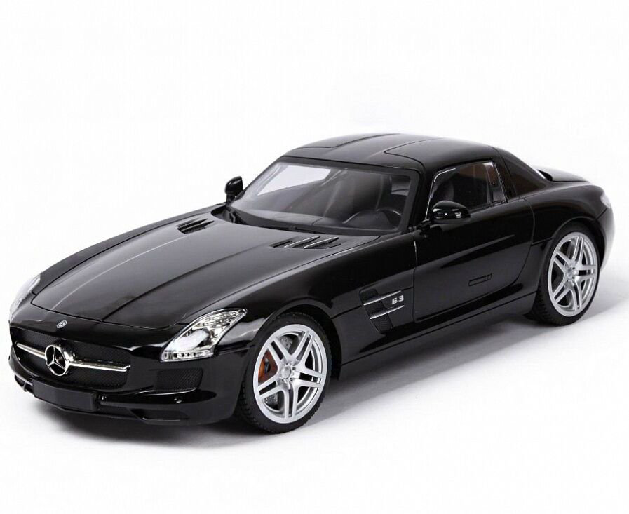 Машинка MZ  1:14 Mersedes-Benz SLS AMG черная купить,NaN