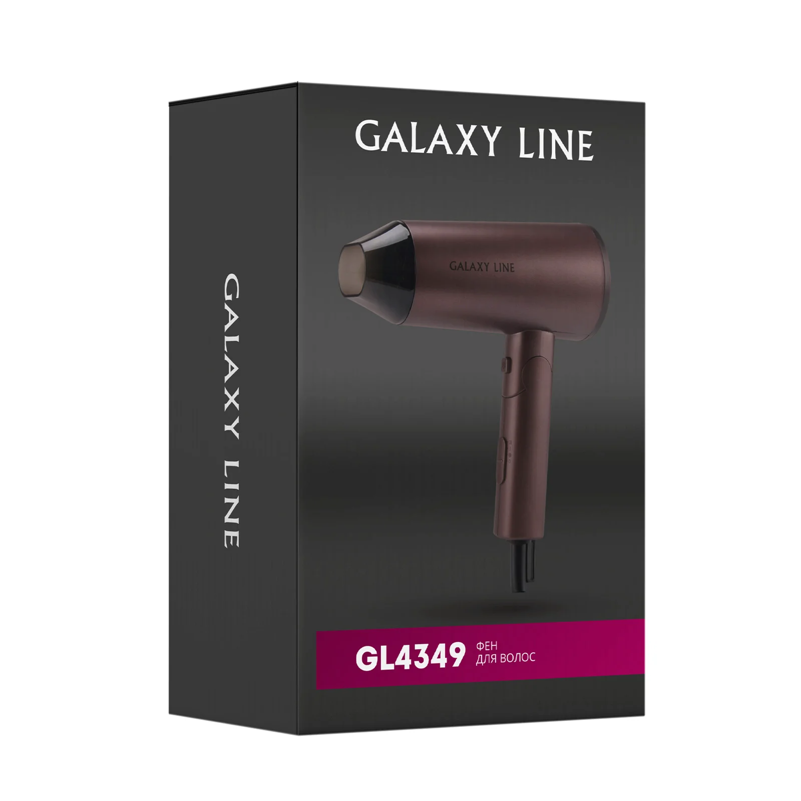 Фен Galaxy Line GL 4349 коричневый купить,0