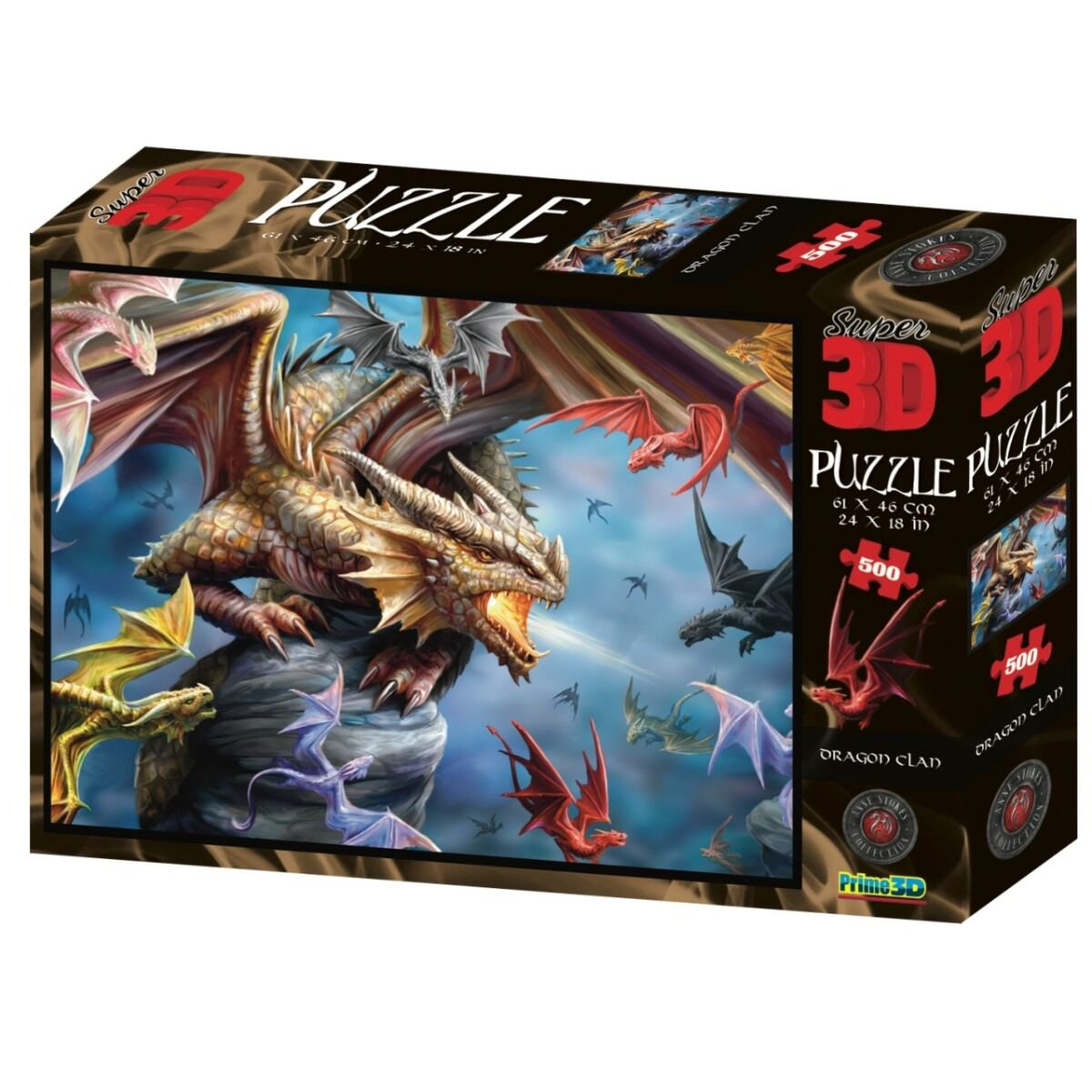 Пазл Prime3D Super 3D Клан дракона 500эл купить,NaN