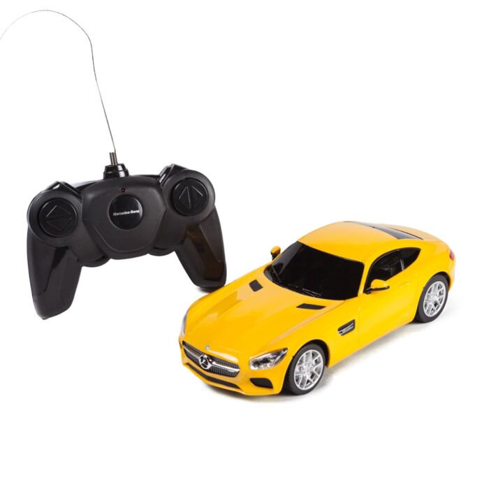 Машинка Rastar 1:24  Mercedes-AMG GT желтая  купить,NaN