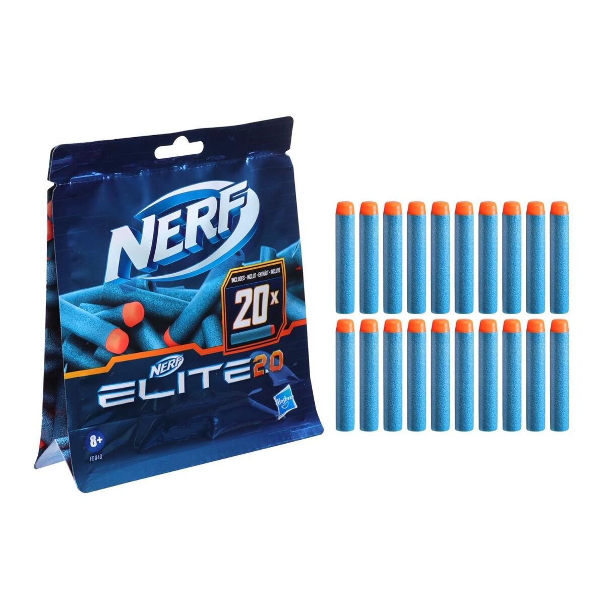 Набор стрел Nerf Elite 2.0 F0040EU4 20шт купить,NaN