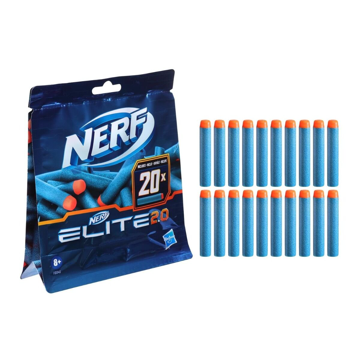 Набор стрел Nerf Elite 2.0 F0040EU4 20шт купить,NaN