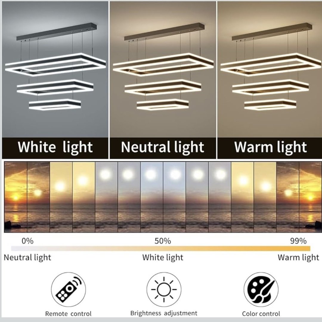 Люстра подвесная LED, кол-во ламп: 3 шт купить,NaN