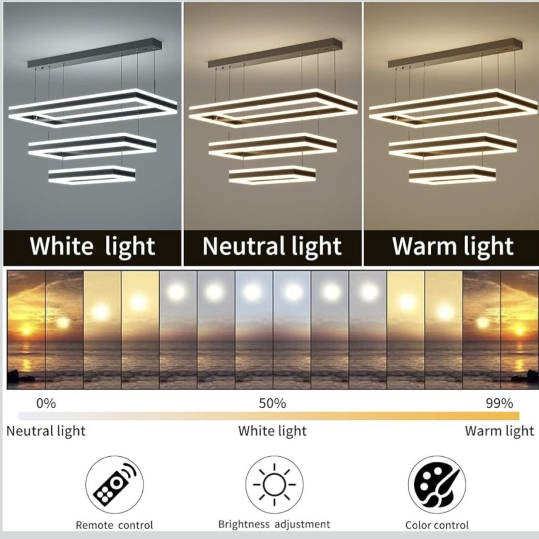 Люстра подвесная LED, кол-во ламп: 3 шт купить,NaN