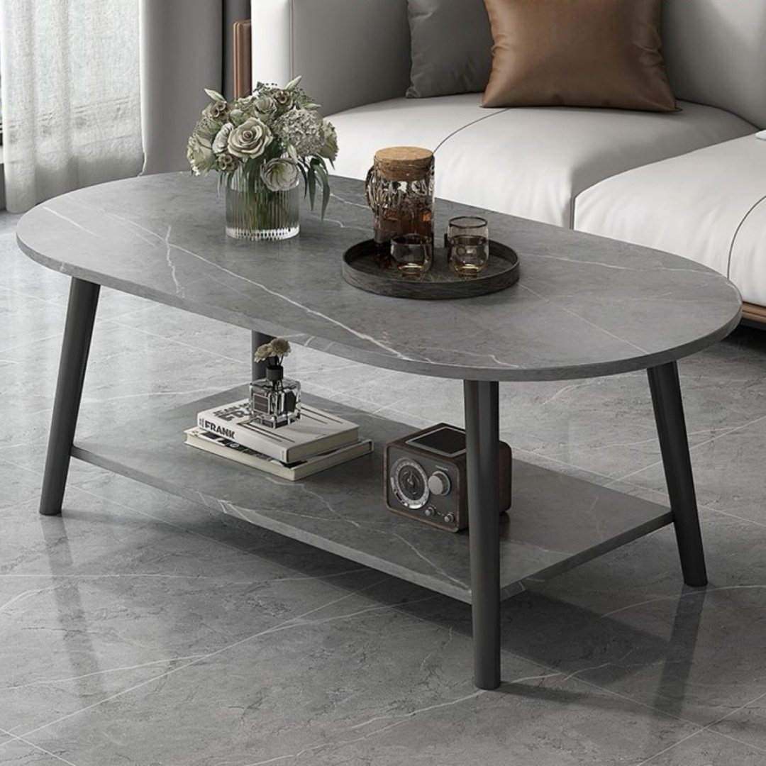 Журнальный столик Modern Stone, 100х48x42 см, серый купить,NaN