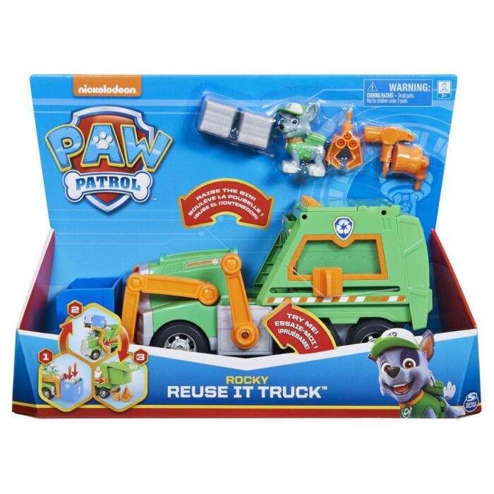 Игровой набор Paw Patrol Мусоровоз Роки  классическая серия купить,NaN