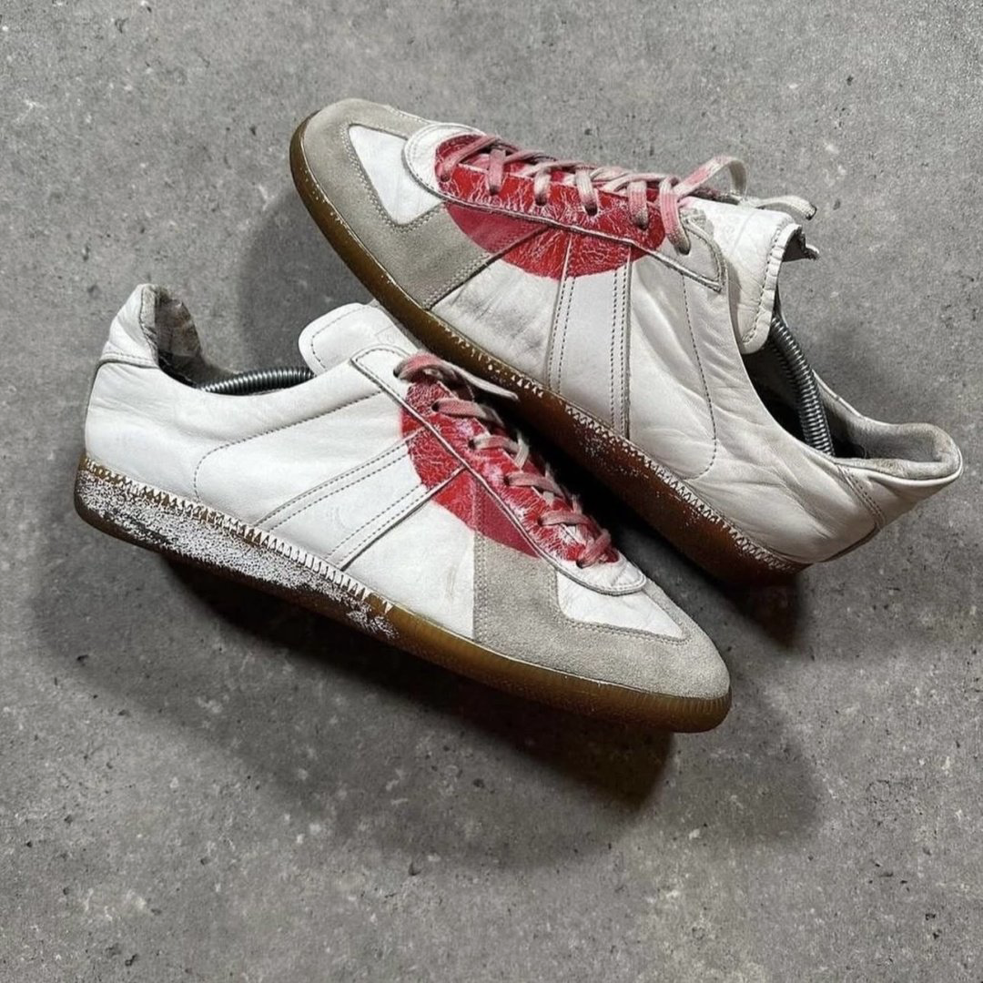 Кеды MM6 Maison Margiela Replica белый, красный, серый купить,NaN