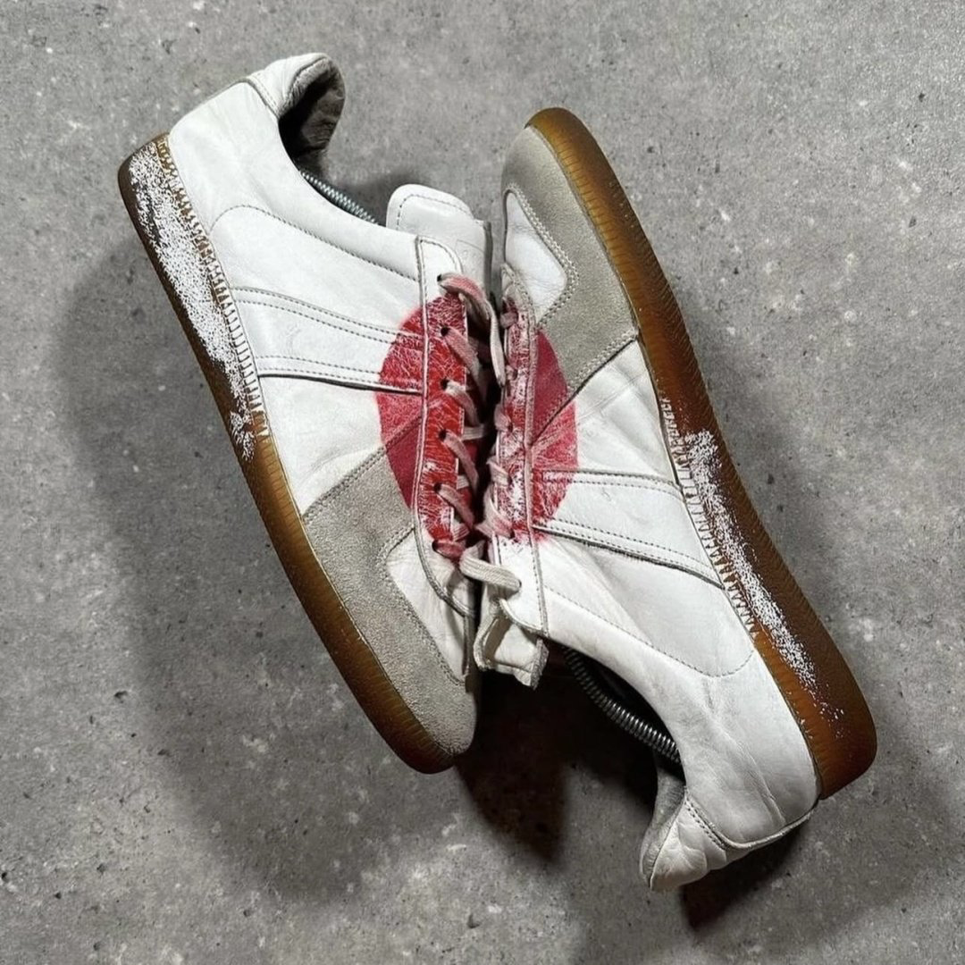 Кеды MM6 Maison Margiela Replica белый, красный, серый купить,NaN