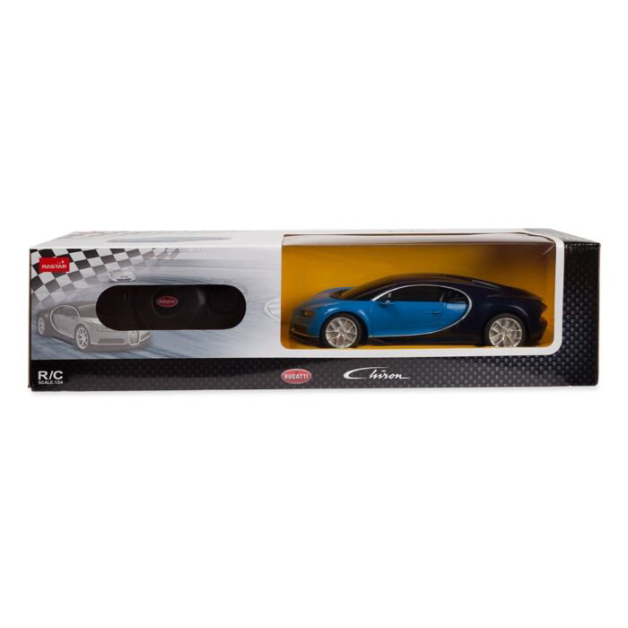 Машинка Rastar 1:24  Bugatti Chiron  синяя купить,NaN
