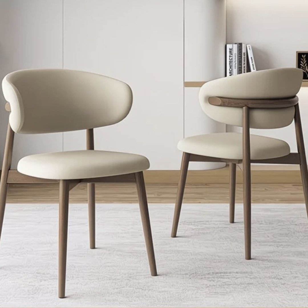 Стул Без бренда Soft Curve Nordic 80x44x37см белый купить,NaN