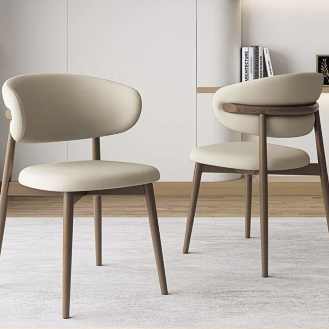 Стул Без бренда Soft Curve Nordic 80x44x37см белый купить,NaN