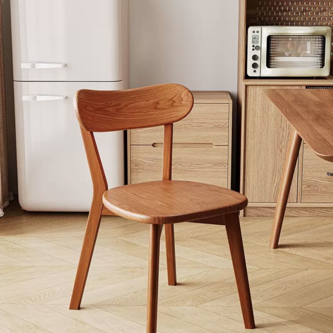 Стул Без бренда Wood Classic 80x46x46 см светло-коричневый купить,NaN