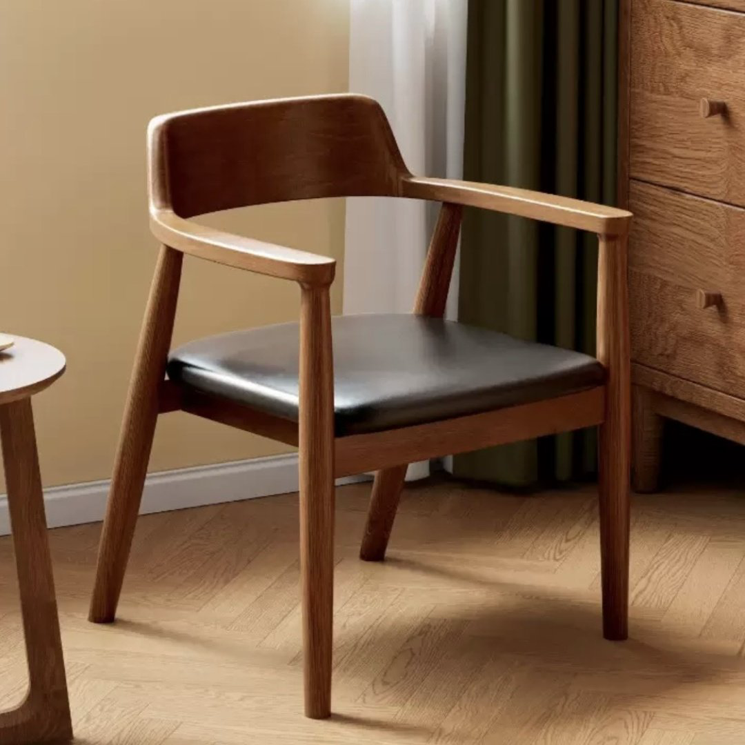 Стул Nordic Solid Wood Comfort 78x49x44см темно-коричневый купить,NaN