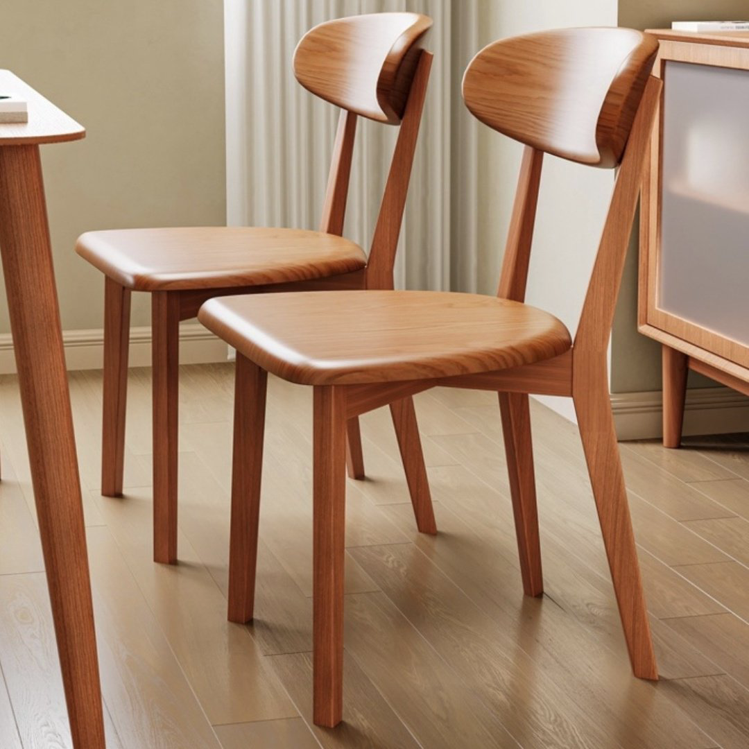 Стул Без бренда Wood Classic 80x46x46 см светло-коричневый купить,NaN