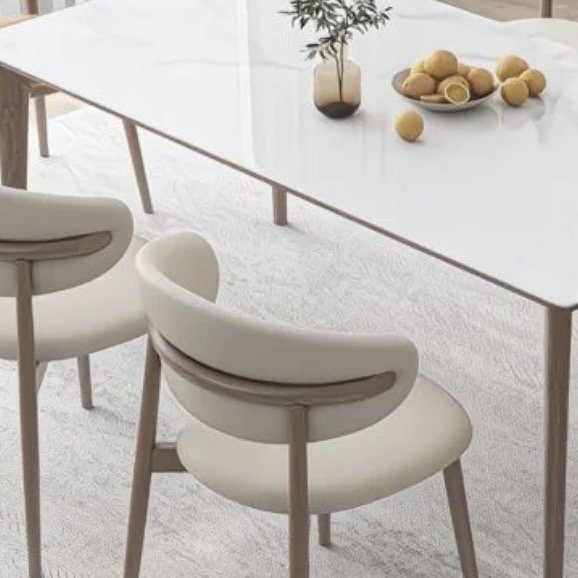 Стул Без бренда Soft Curve Nordic 80x44x37см белый купить,NaN