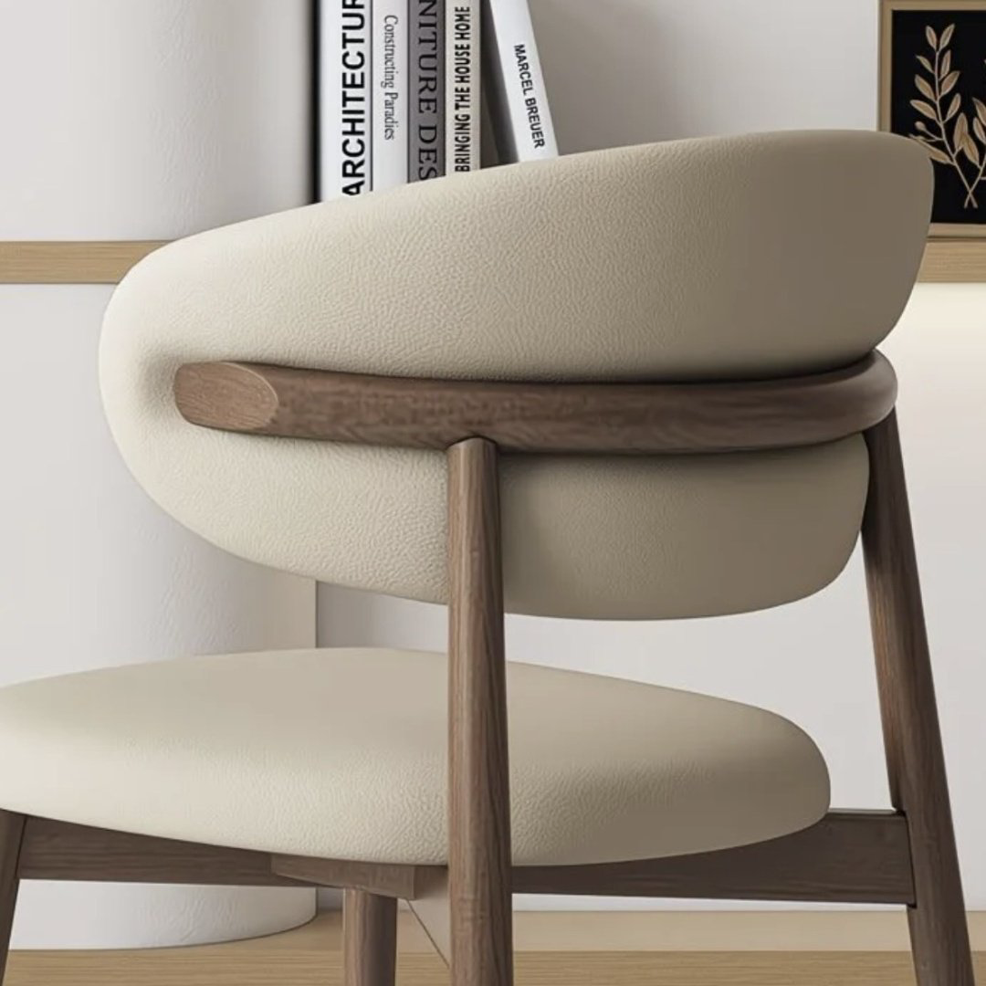Стул Без бренда Soft Curve Nordic 80x44x37см белый купить,NaN