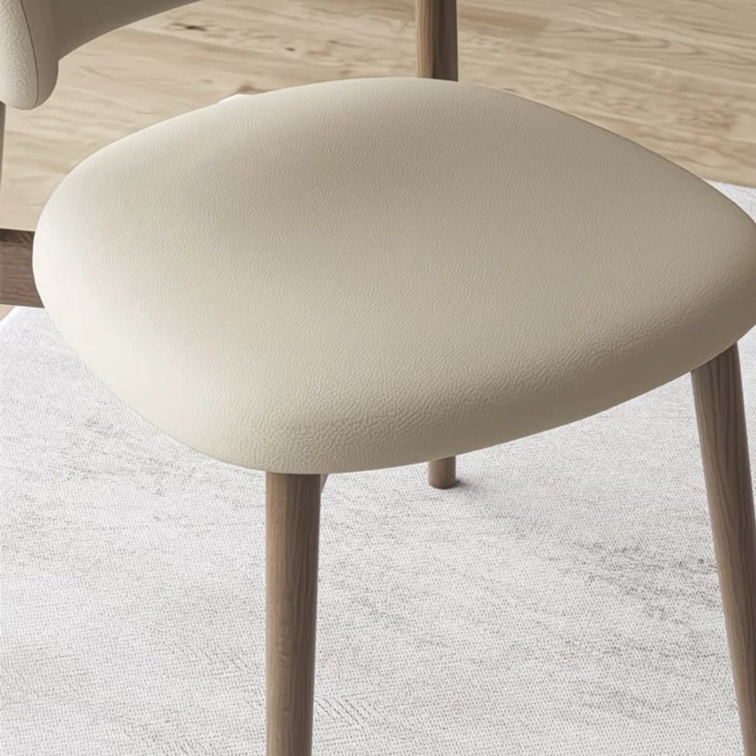 Стул Без бренда Soft Curve Nordic 80x44x37см белый купить,NaN