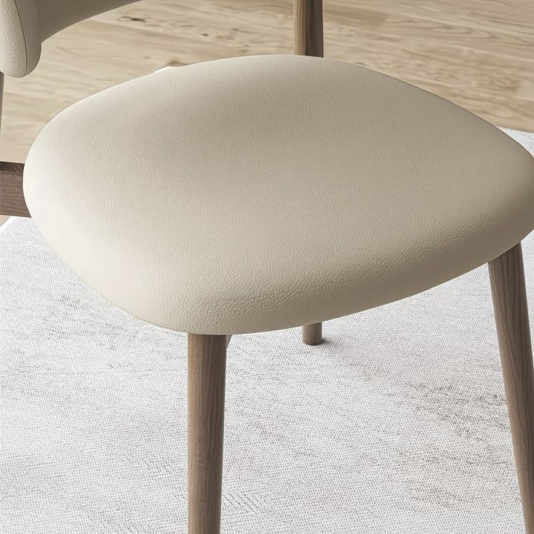 Стул Без бренда Soft Curve Nordic 80x44x37см белый купить,NaN