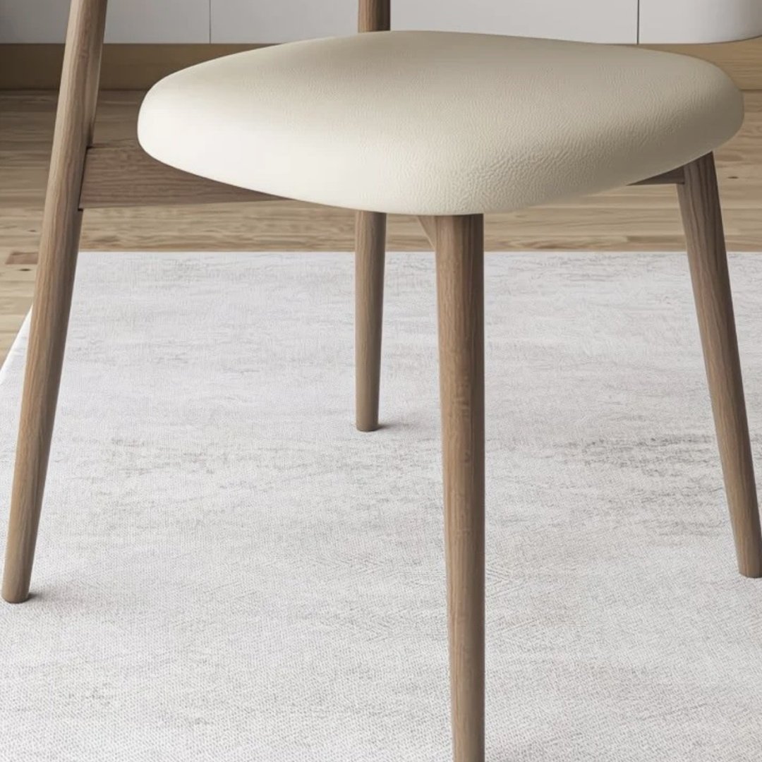 Стул Без бренда Soft Curve Nordic 80x44x37см белый купить,NaN