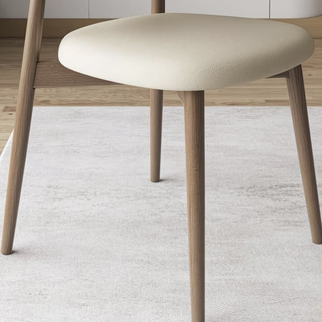 Стул Без бренда Soft Curve Nordic 80x44x37см белый купить,NaN