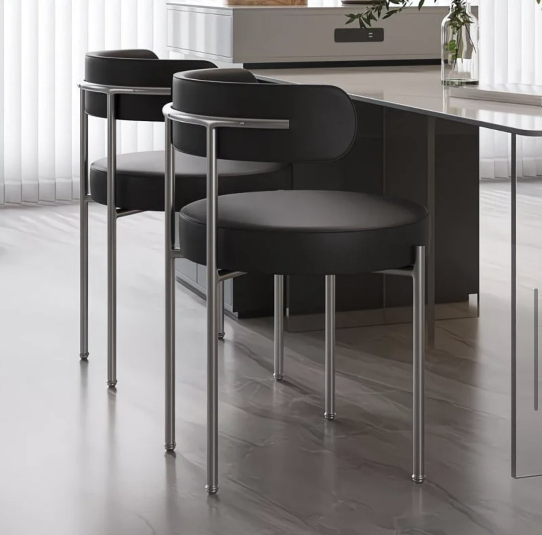 Стул TK-5075, 75x50x50 см, черный, серебряный 1 шт. купить,NaN