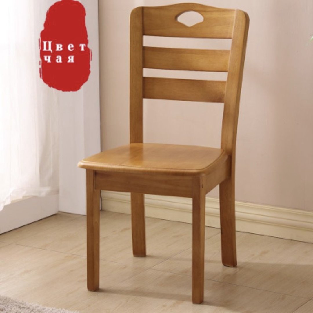Стул Без бренда CHR-WOOD-9043-NAT 90x43x43см светло-коричневый купить,NaN