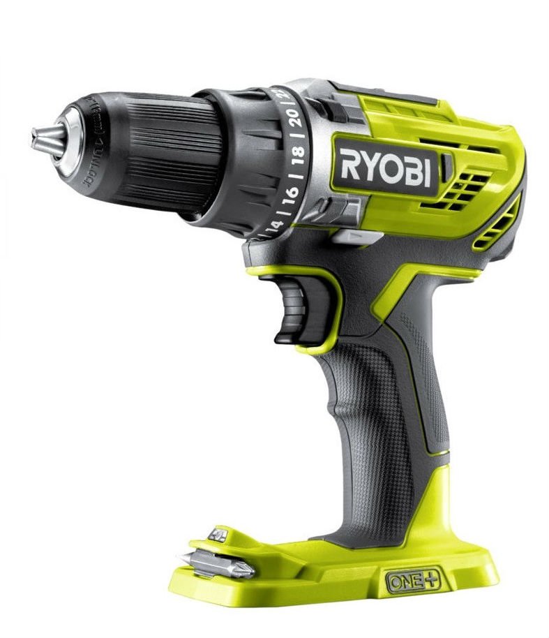 Дрель-шуруповерт Ryobi R18PDC-0 желтый