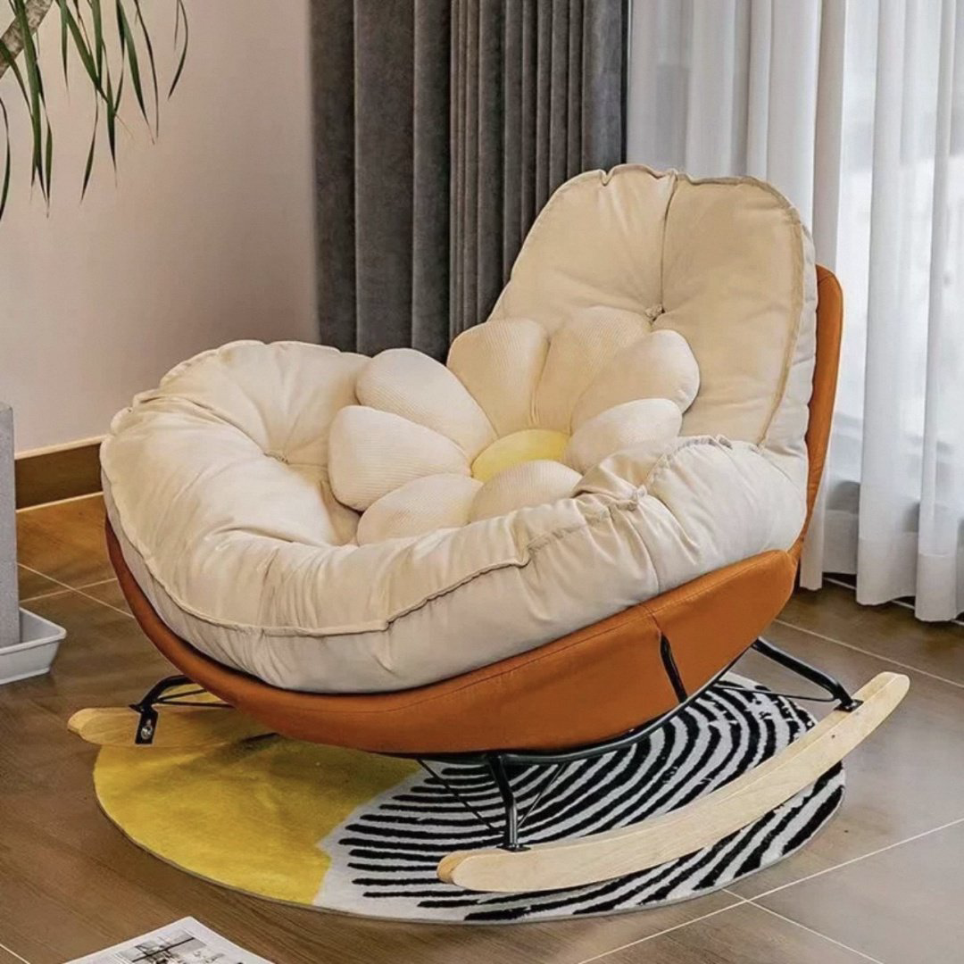 Кокон Flower-Rocking-Chair серый, оранжевый, зеленый купить,NaN