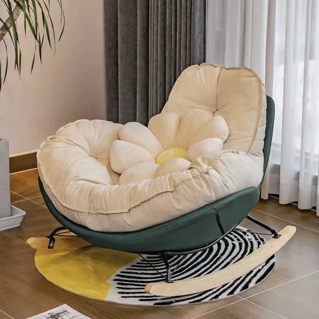 Кокон Flower-Rocking-Chair серый, оранжевый, зеленый купить,NaN