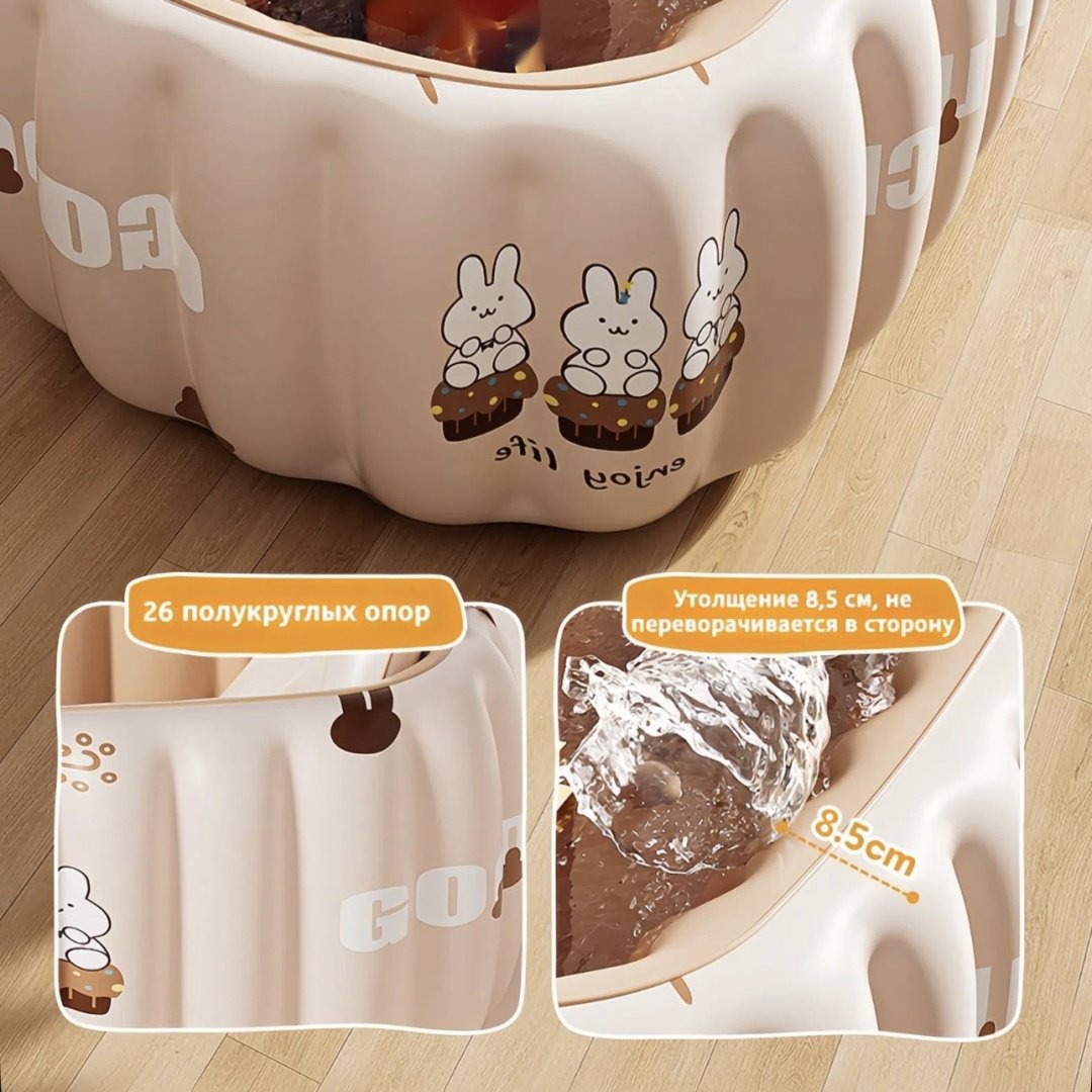 BabyBath Rabbit BB-01, 90x58 см, бежевый купить,NaN
