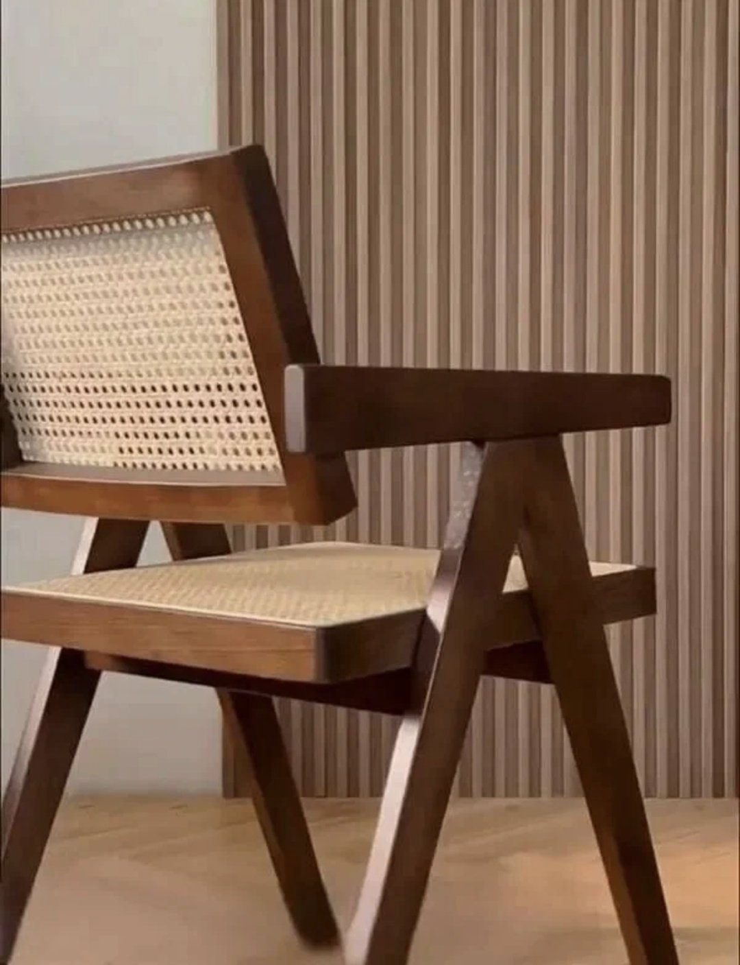 Стул Rattan Wood, 78x53x51 см, коричневый 1 шт. купить,NaN