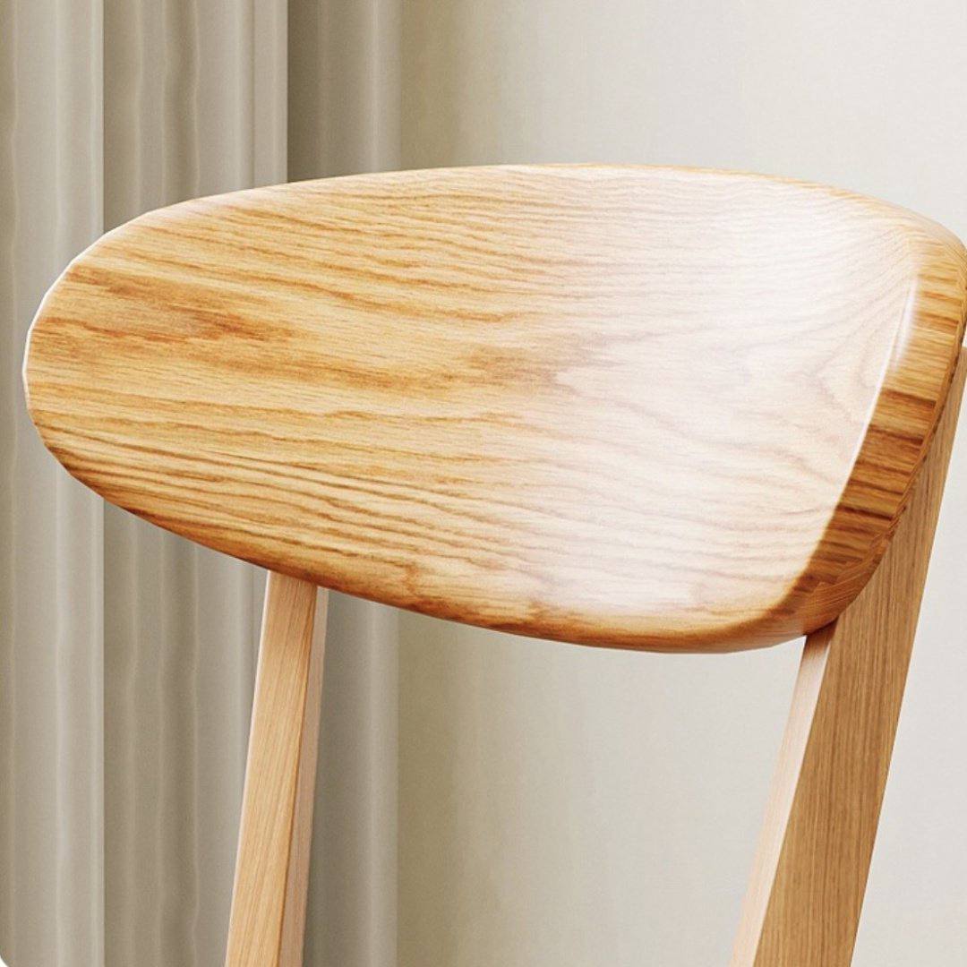 Стул Без бренда Wood Classic 80x46x46см бежевый купить,NaN