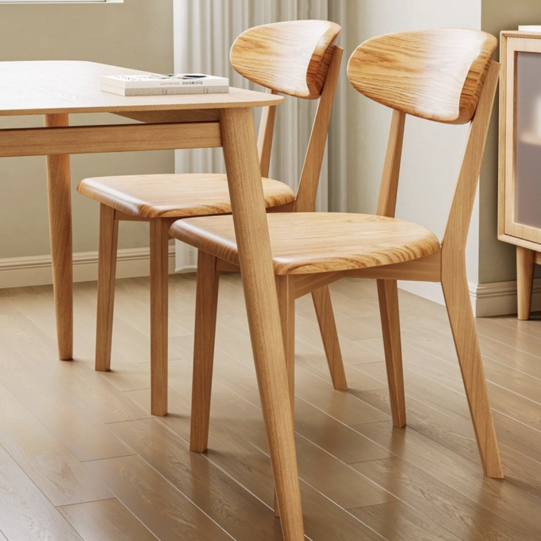 Стул Без бренда Wood Classic 80x46x46см бежевый купить,NaN