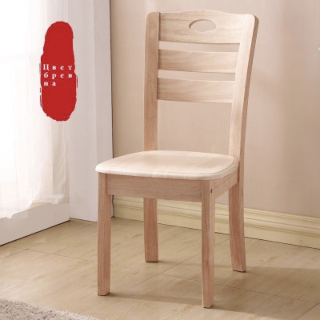 Стул Без бренда CHR-WOOD-9043-NAT 90x43x43см бежевый купить,NaN