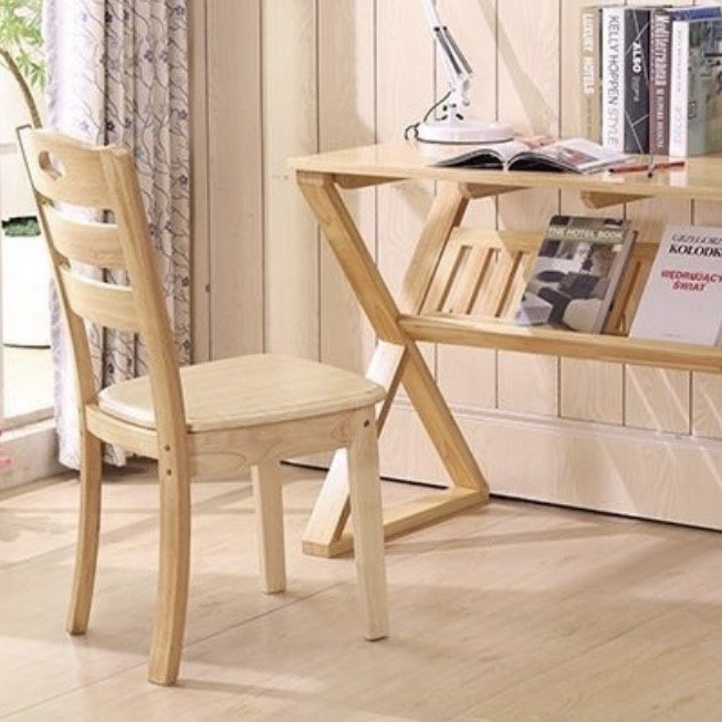 Стул Без бренда CHR-WOOD-9043-NAT 90x43x43см бежевый купить,NaN
