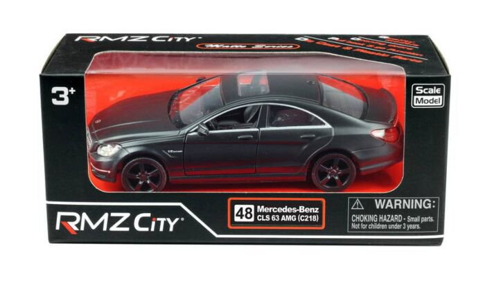 Модель машины Ideal RMZ City 1:32  Mercedes Benz CLS 63 AMG черная купить,NaN
